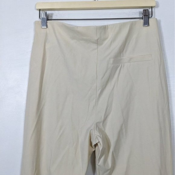 OPEN EDIT Women's Split Hem Knit Skinny Pants NWT Size Large Ivory Birch - Picture 3 of 9